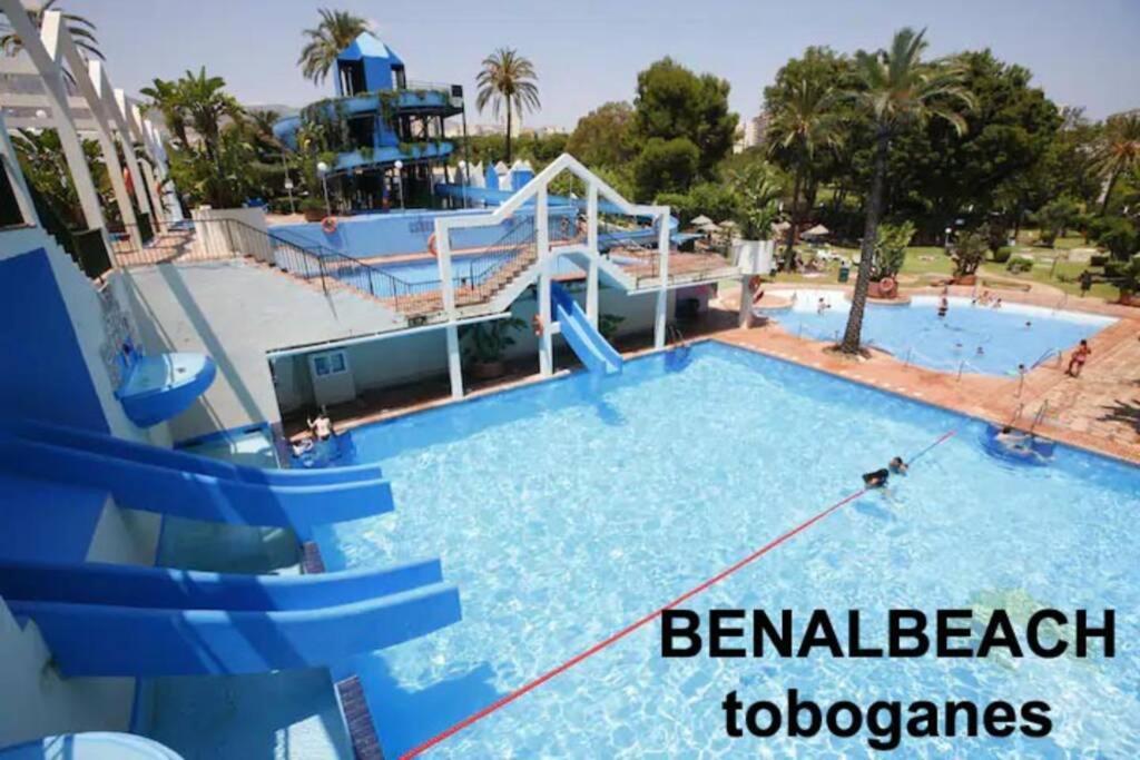 Estudio En Benalbeach, Vistas Mar, Primera Linea Playa ベナルマデナ エクステリア 写真