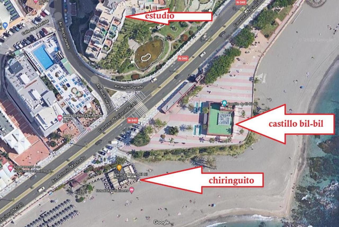 Estudio En Benalbeach, Vistas Mar, Primera Linea Playa ベナルマデナ エクステリア 写真